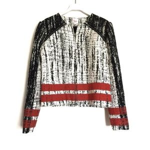 Parker Boucle Moto Style Jacket